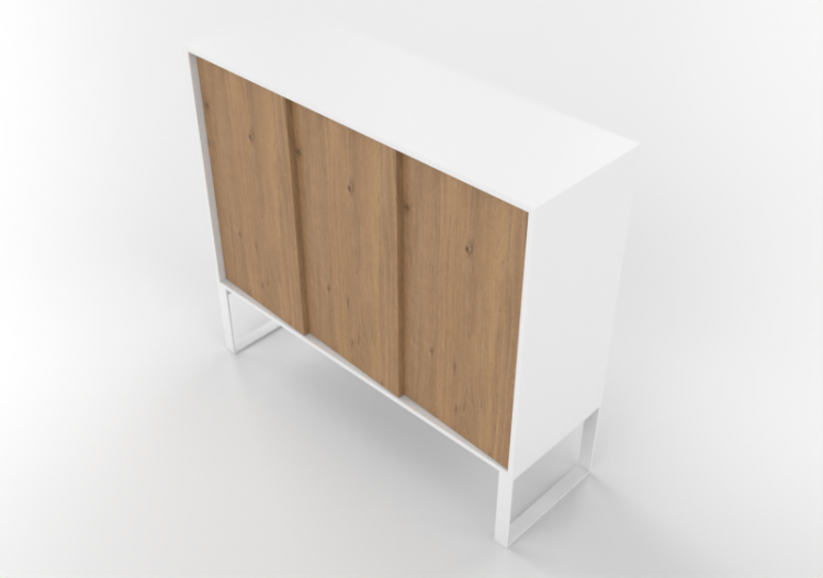 Armadi 3D - Madia in legno - Horm - Oblique - ACCA software