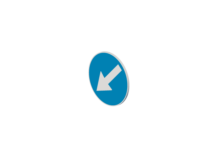 3D Signage - Pass through at left hand side - ACCA software 3D Signage - Pass through at left hand side - ACCA software