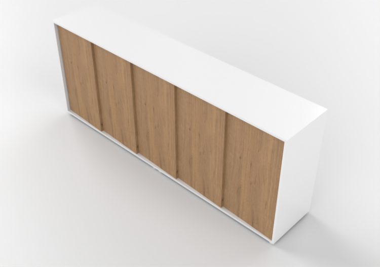 Armadi 3D - Madia in legno - Horm - Oblique - ACCA software