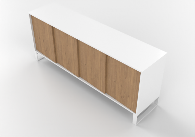 3D Schränke und Kommoden - Anrichte aus Holz - Horm -...