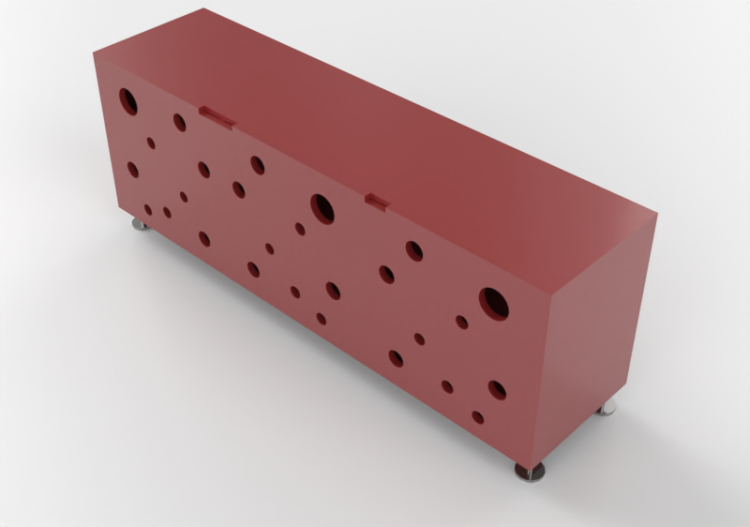 Armários 3D - Arca de madeira - Horm - Polka Dots - ACCA...