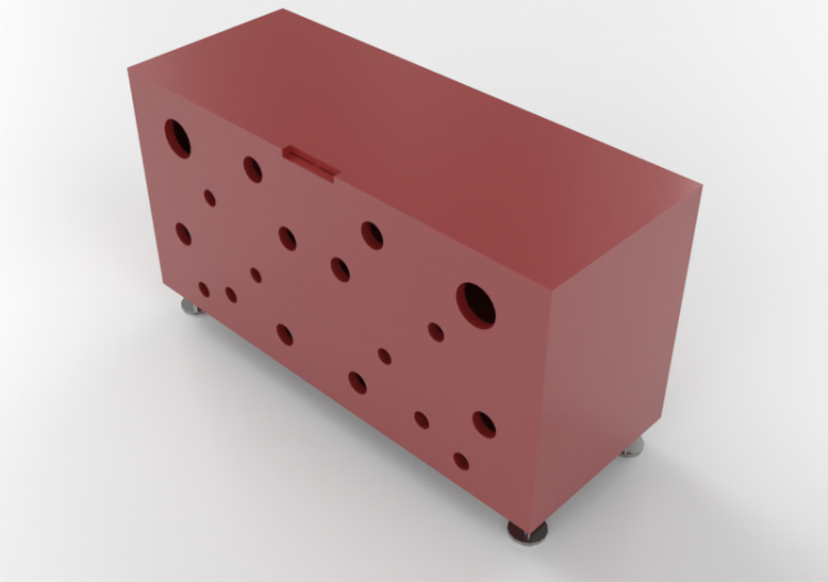 Armadi 3D - Madia in legno - Horm - Polka Dots - ACCA...