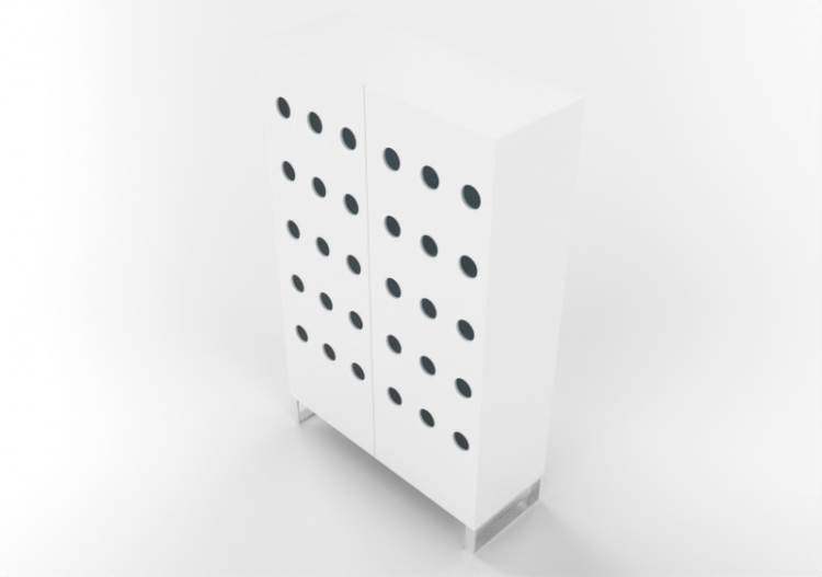 3D Möbel - Anrichte aus Holz - Horm - Moony - ACCA software