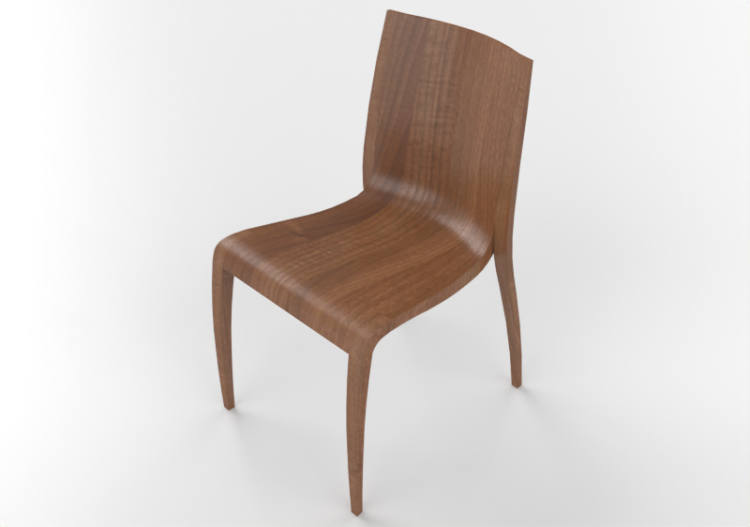 Chaises 3D - Chaise en bois - Horm - Ki - ACCA software