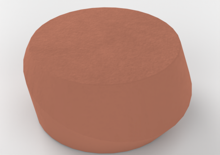 3D Sessel und Sofas - Pouf aus Leder - Horm - Giro - ACCA...