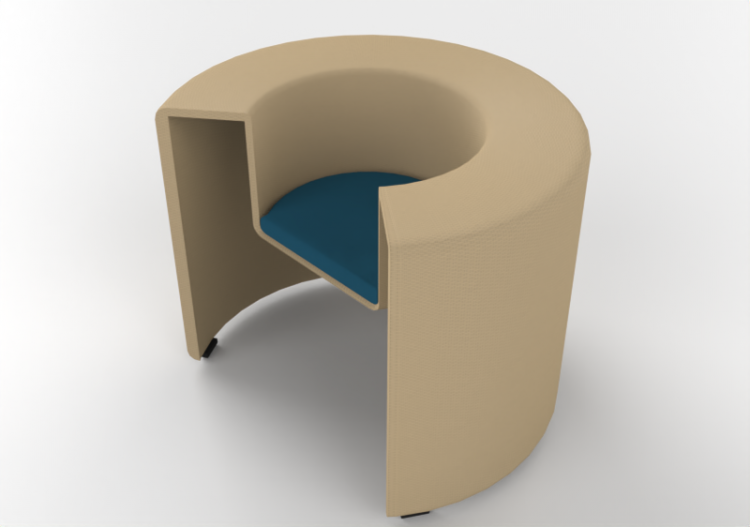 3D Sofa - Vimini weaved armchair - Horm - Charlotte - ACCA...