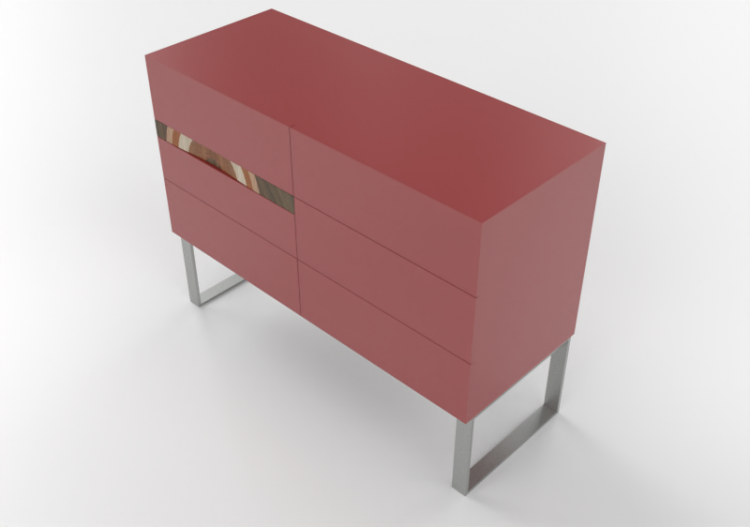 3D Schränke und Kommoden - Anrichte aus Holz - Horm - Comrì...
