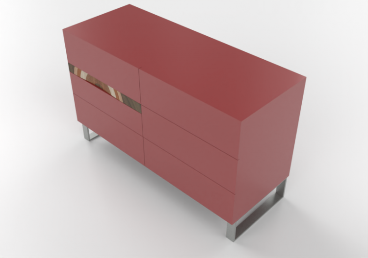 3D Schränke und Kommoden - Anrichte aus Holz - Horm - Comrì...