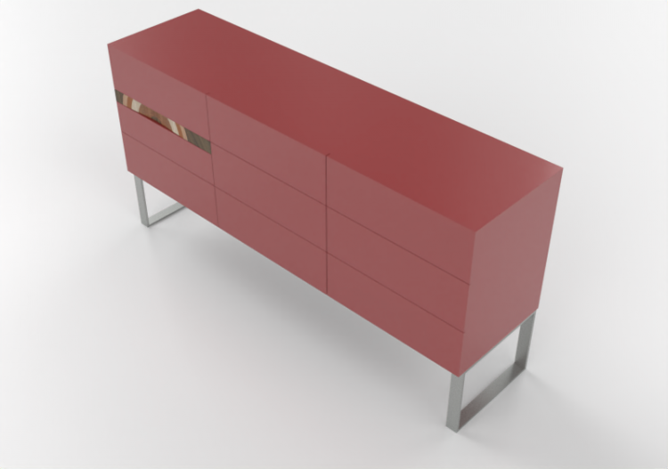 Wardrobes and Cabinets 3D - Wooden sideboard - Horm - Comrì...