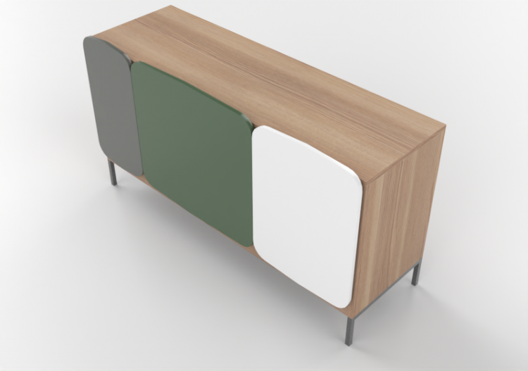 Armoires 3D - Commode en bois - Horm - Legato - ACCA...