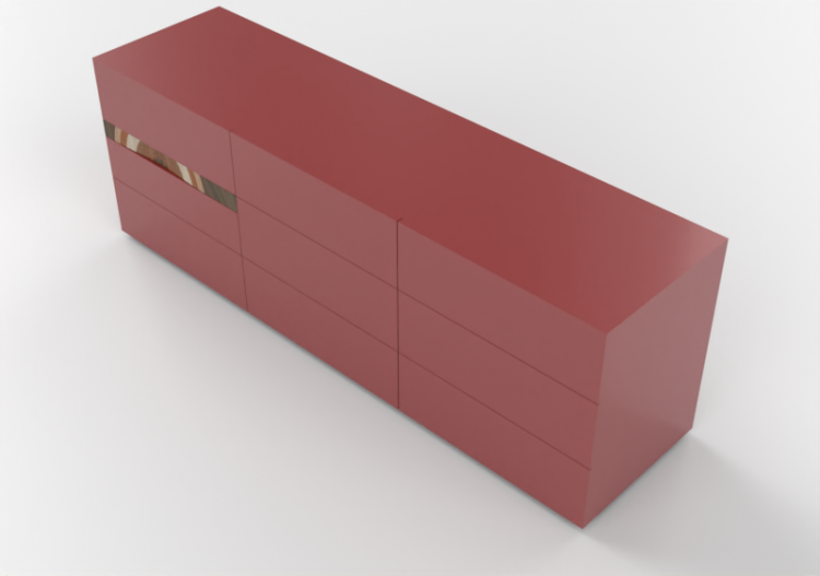 3D Schränke und Kommoden - Anrichte aus Holz - Horm - Comrì...