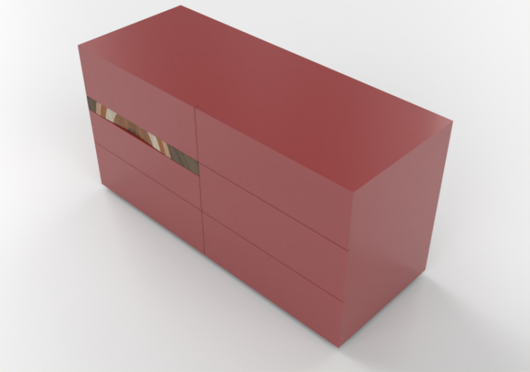 3D Schränke und Kommoden - Anrichte aus Holz - Horm - Comrì...