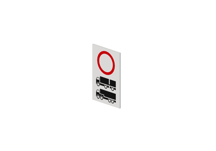 Signalisations 3D - Interdiction de circulation pour trains... Signalisations 3D - Interdiction de circulation pour trains...