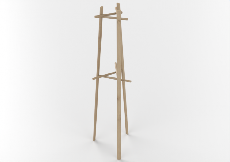 Accessori 3D - Appendiabiti in legno - Horm - HCB - ACCA...