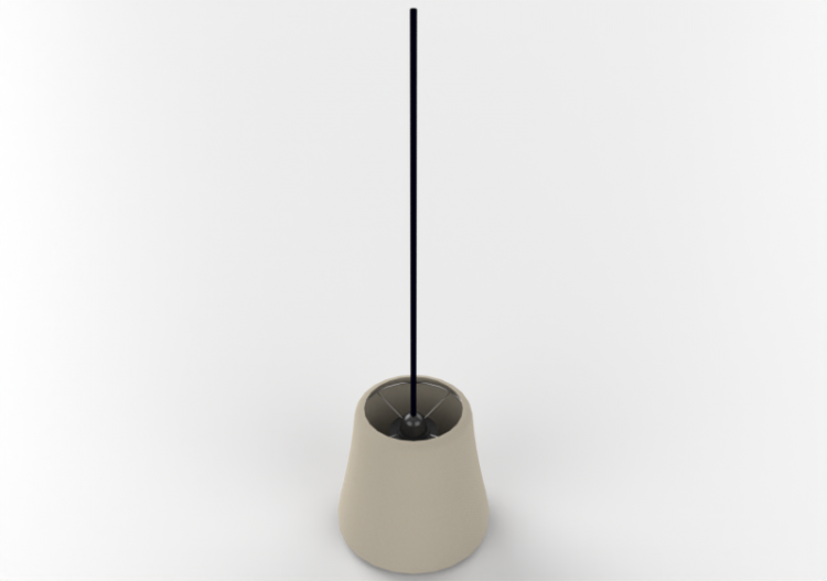 3D Schwebende Lampe - Hängeleuchte aus Stoff - Horm -...