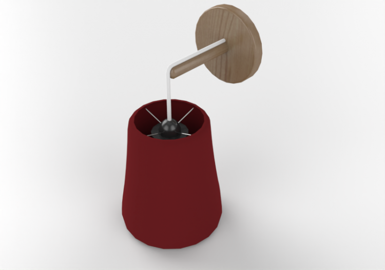 3D Wandlampe - Wandlampe aus Stoff - Horm - Granny - ACCA...