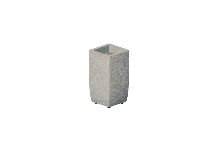 Benches and Planters 3D - Square Vase for flowers and... Benches and Planters 3D - Square Vase for flowers and...