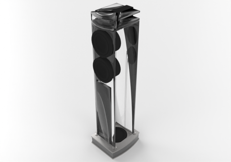 Audio und Video 3D - Standlautsprecher - Waterfall Audio -...