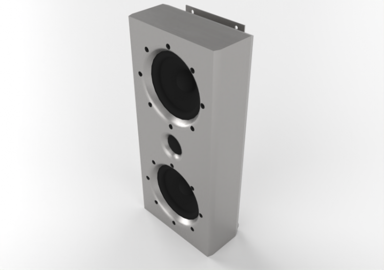Audio und Video 3D - Lautsprecher mit Halterung - Waterfall...