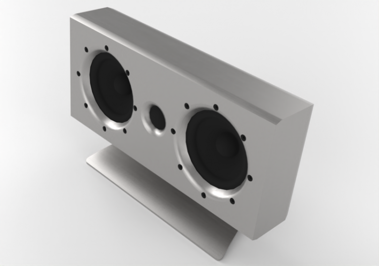 Audio - Video 3D - Speakers with shelf - Waterfall Audio -...