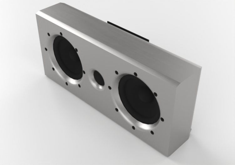 Audio und Video 3D - Lautsprecher mit Halterung - Waterfall...