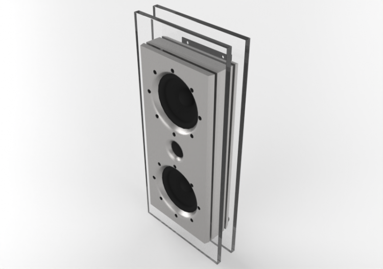Audio e Video 3D - Altoparlanti con staffa - Waterfall...