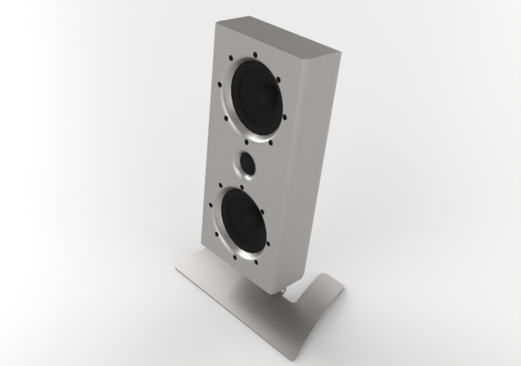 Audio - Video 3D - Speakers with shelf - Waterfall Audio -...