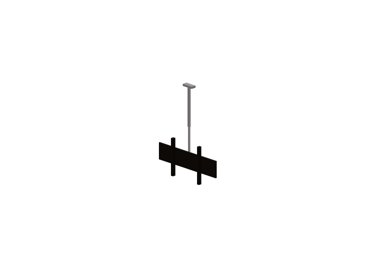 TV and Monitor 3D - Ceiling mounted TV support - ACCA... TV and Monitor 3D - Ceiling mounted TV support - ACCA...