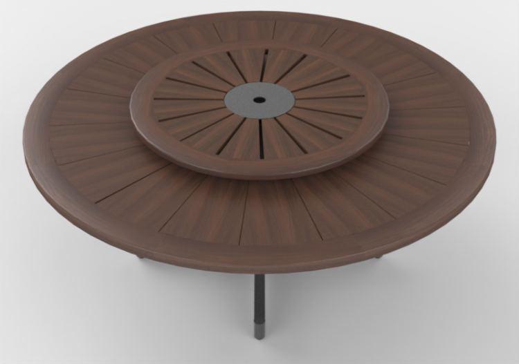 Mesas 3D - Mesa de madera - Sierra - Hera - ACCA software