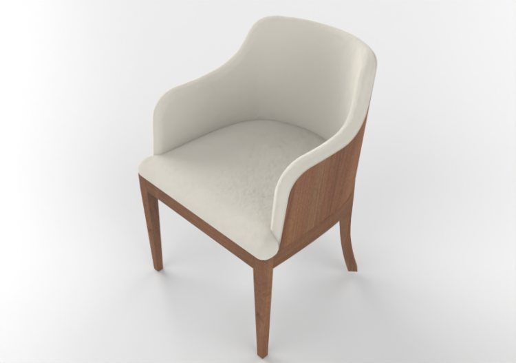 Sillas 3D - Silla de piel - Sierra - Dublin - ACCA software
