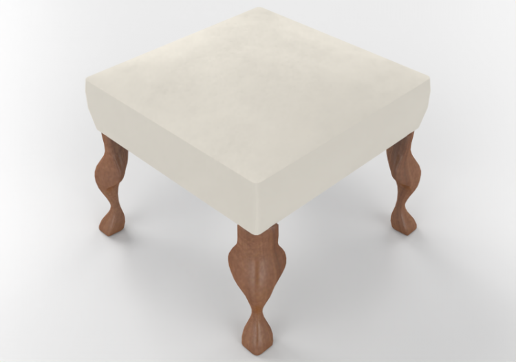 3D Sofa - Leather pouf - Sierra - 1869 - ACCA software