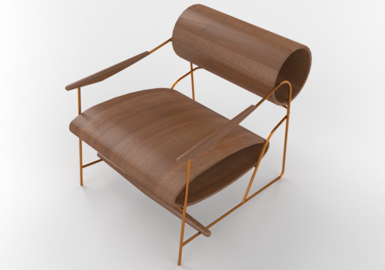 3D Sessel und Sofas - Sessel aus Holz - Sierra - Jozzia -...