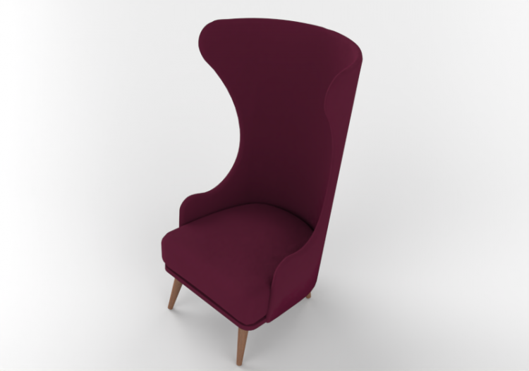 3D Sessel und Sofas - Sessel aus Leder - Sierra - Purple -...