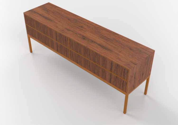 3D Schränke und Kommoden - Kommode aus Holz - Sierra -...
