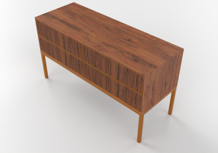 3D Schränke und Kommoden - Kommode aus Holz - Sierra -...