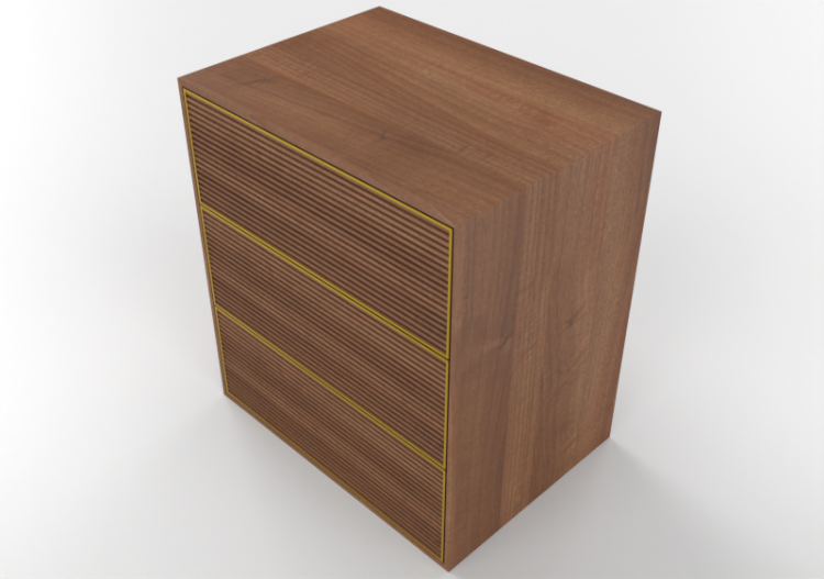 3D Schränke und Kommoden - Kommode aus Holz - Sierra -...