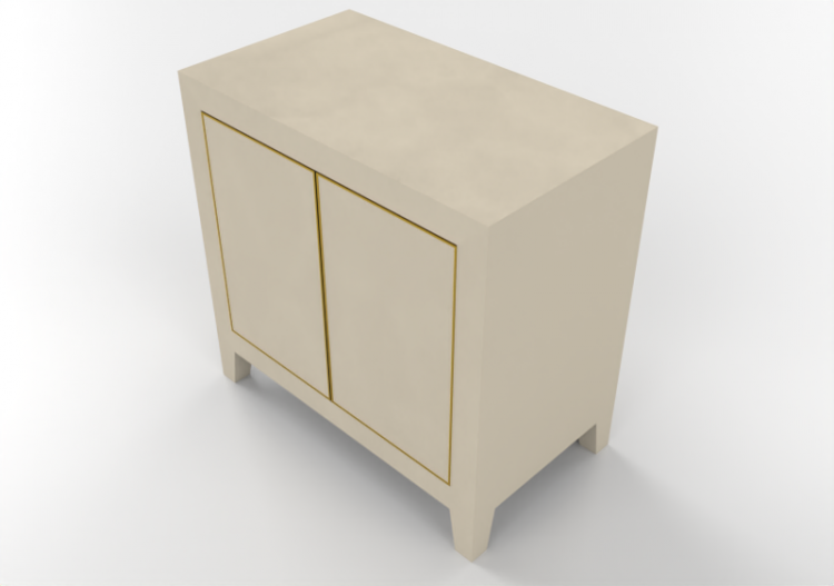 Wardrobes and Cabinets 3D - Leather drawerset - Sierra -...