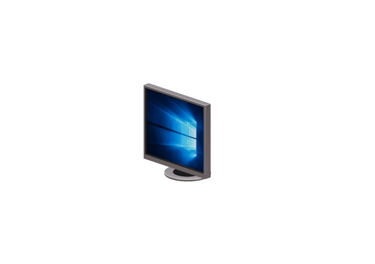 TV and Monitor 3D - Monitor 17 inches - ACCA software TV and Monitor 3D - Monitor 17 inches - ACCA software