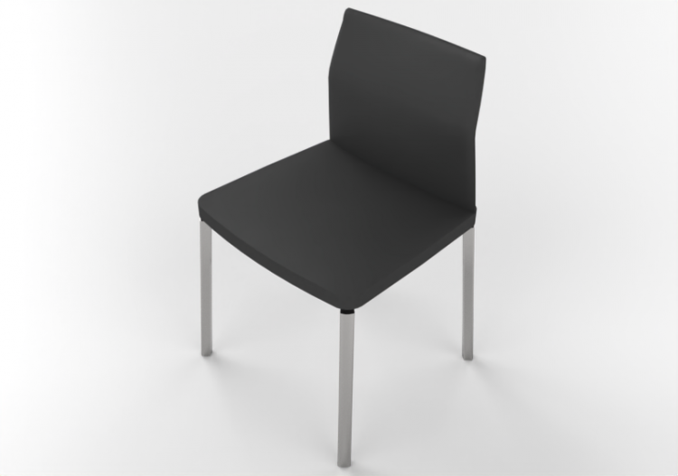 Cadeira 3D - Cadeira de couro - Desalto - Nara - ACCA...