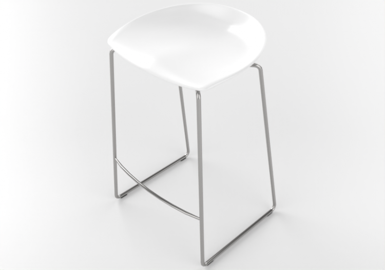 Sedie 3D - Sgabello in plastica - Desalto - Flan - ACCA...
