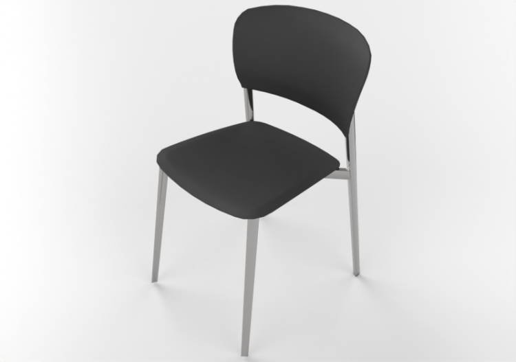 Sillas 3D - Silla de piel - Desalto - Ply - ACCA software