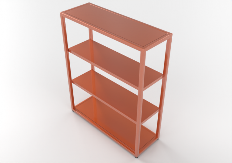 Librerías y Contenedores 3D - Librería de metal - Desalto -...