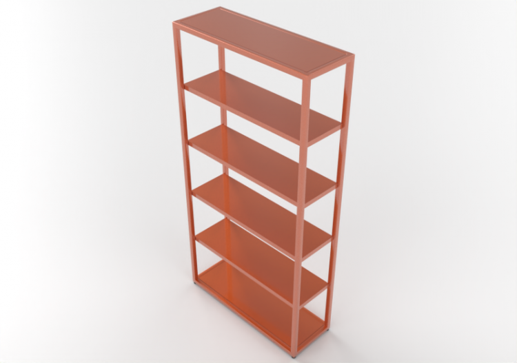 3D Book shelf - Metal Bookshelf - Desalto - Helsinki - ACCA...