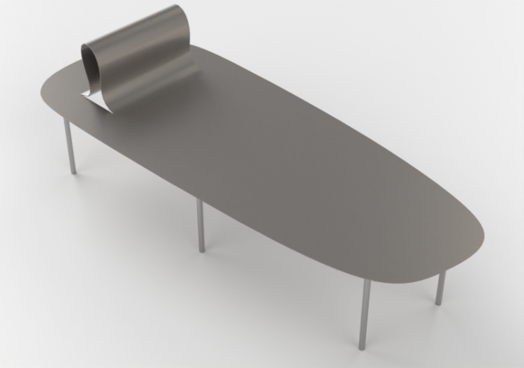 Banc 3D - Banc en métal - Desalto - Softer than steel -...