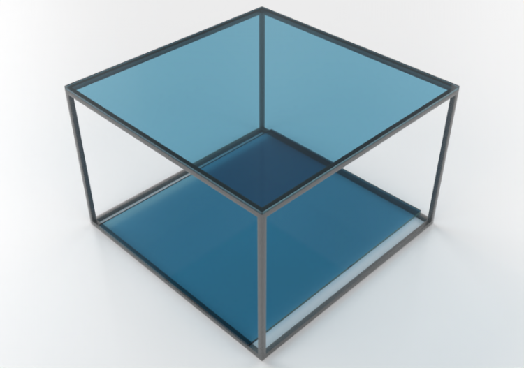 3D Tables - Glass coffee table - Desalto - Helsinki 15 -...