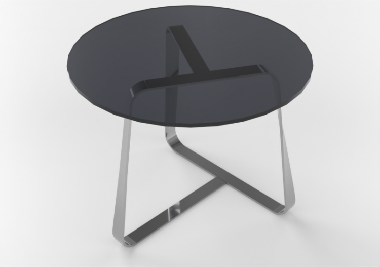 Tavoli 3D - Tavolino in vetro - Desalto - Twister - ACCA...