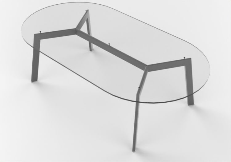 3D Tisch - Glastisch - Desalto - Link - ACCA software