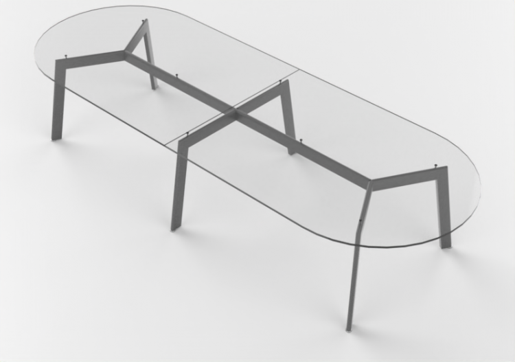 Tavoli 3D - Tavolo in vetro - Desalto - Link - ACCA...