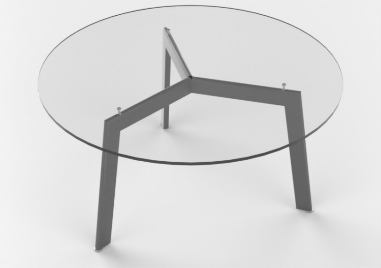3D Tisch - Glastisch - Desalto - Link - ACCA software