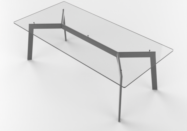 Tavoli 3D - Tavolo in vetro - Desalto - Link - ACCA...